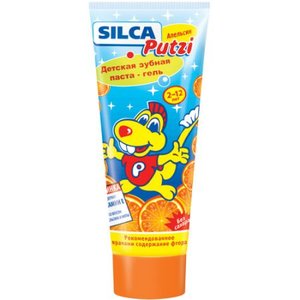Зубная паста "Silca Putzi" с апельсиновым вкусом