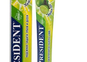 Зубная паста-гель "Президент Джуниор" со вкусом лайма